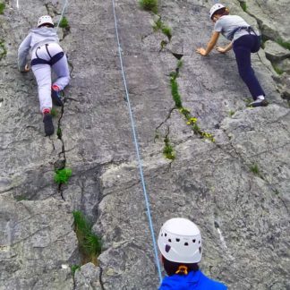 Programme GE-visIci, français par le sport et l'escalade, activités le samedi Genève